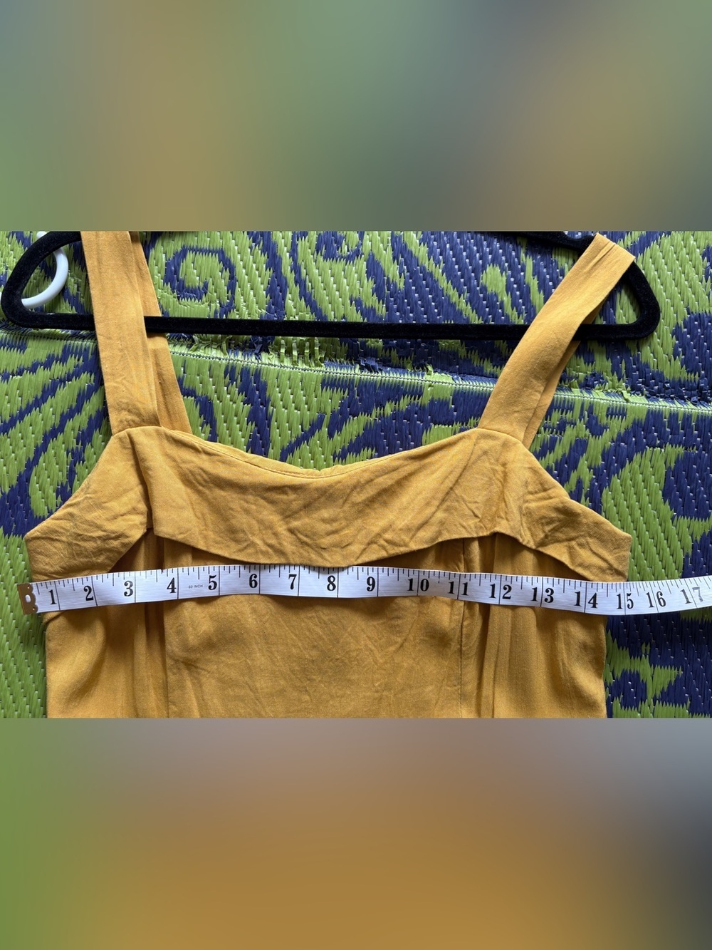 Birds of North America Sandgrouse Jumpsuit In Mustard Yellow Size 6 Square-Neck - Picture 9 of 15